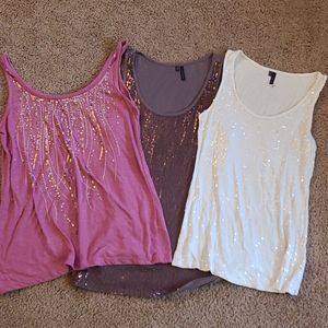 Sequin tops